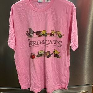 Lord Of The Cats Pink T-Shirt